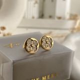 Clovéra Pavé Stud Earrings