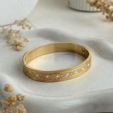 Aurevia Etched Bangle