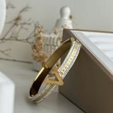 Monogram V Crystal Cuff