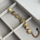 Coastal Shell Charm Bracelet