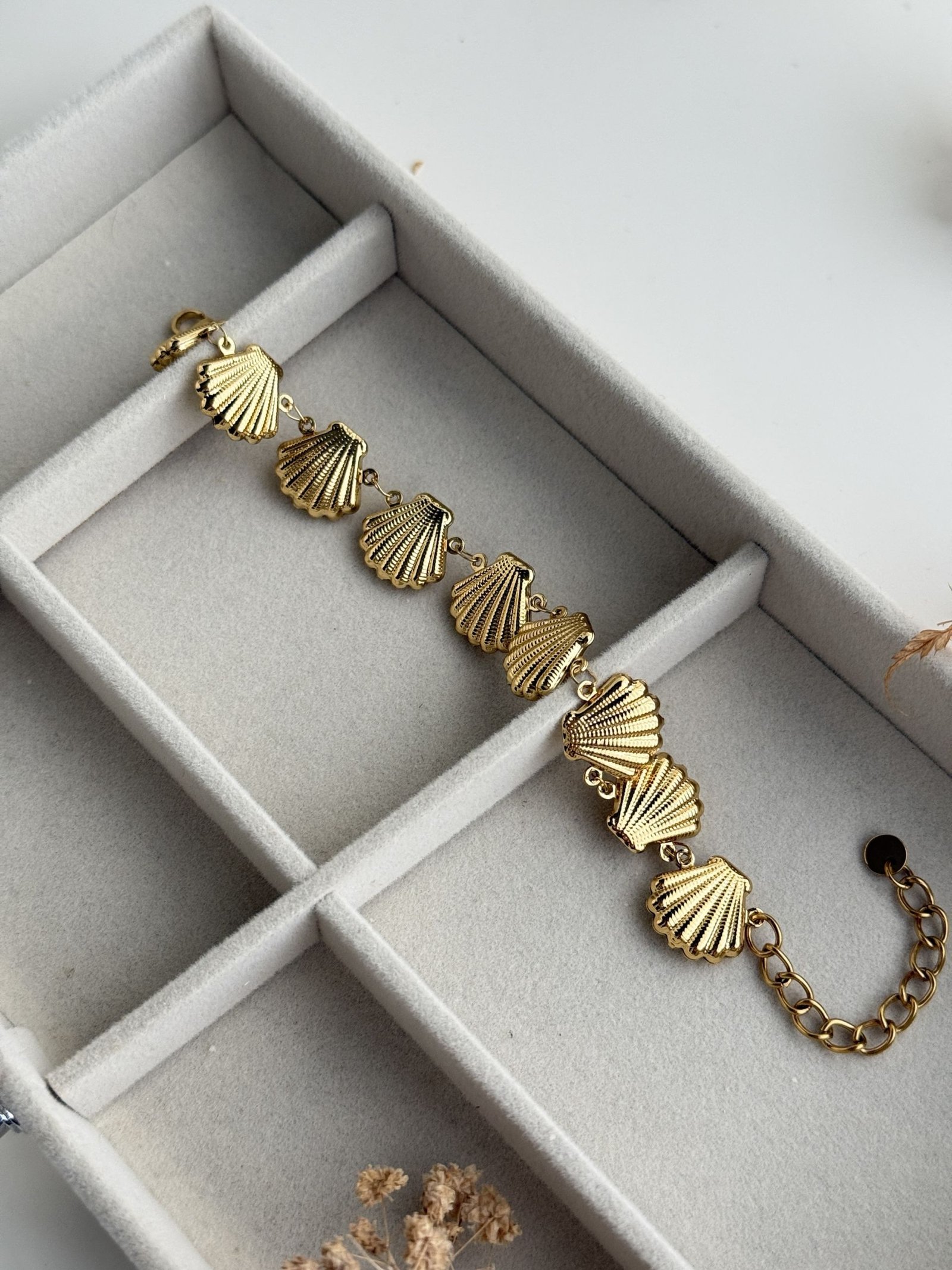 Coastal Shell Charm Bracelet