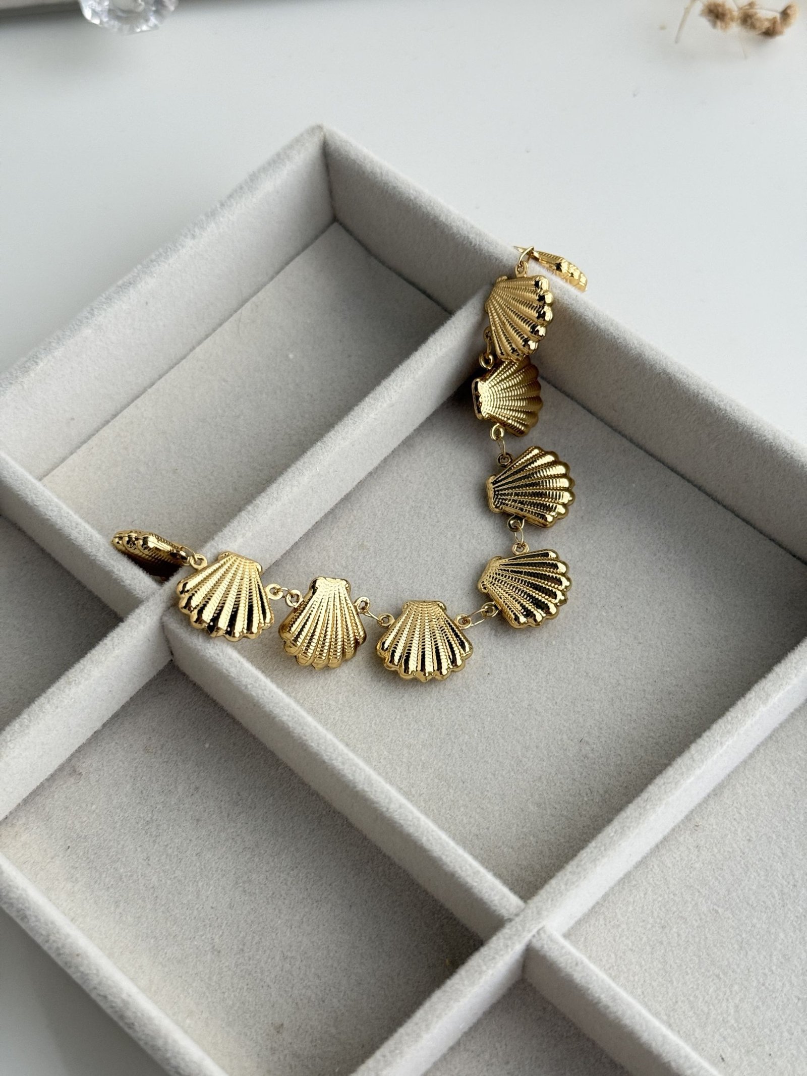 Coastal Shell Charm Bracelet