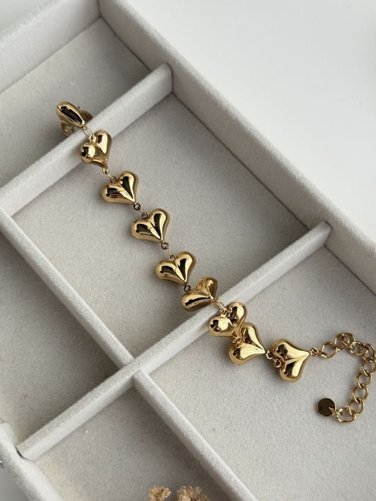 Amora Heart Link Bracelet