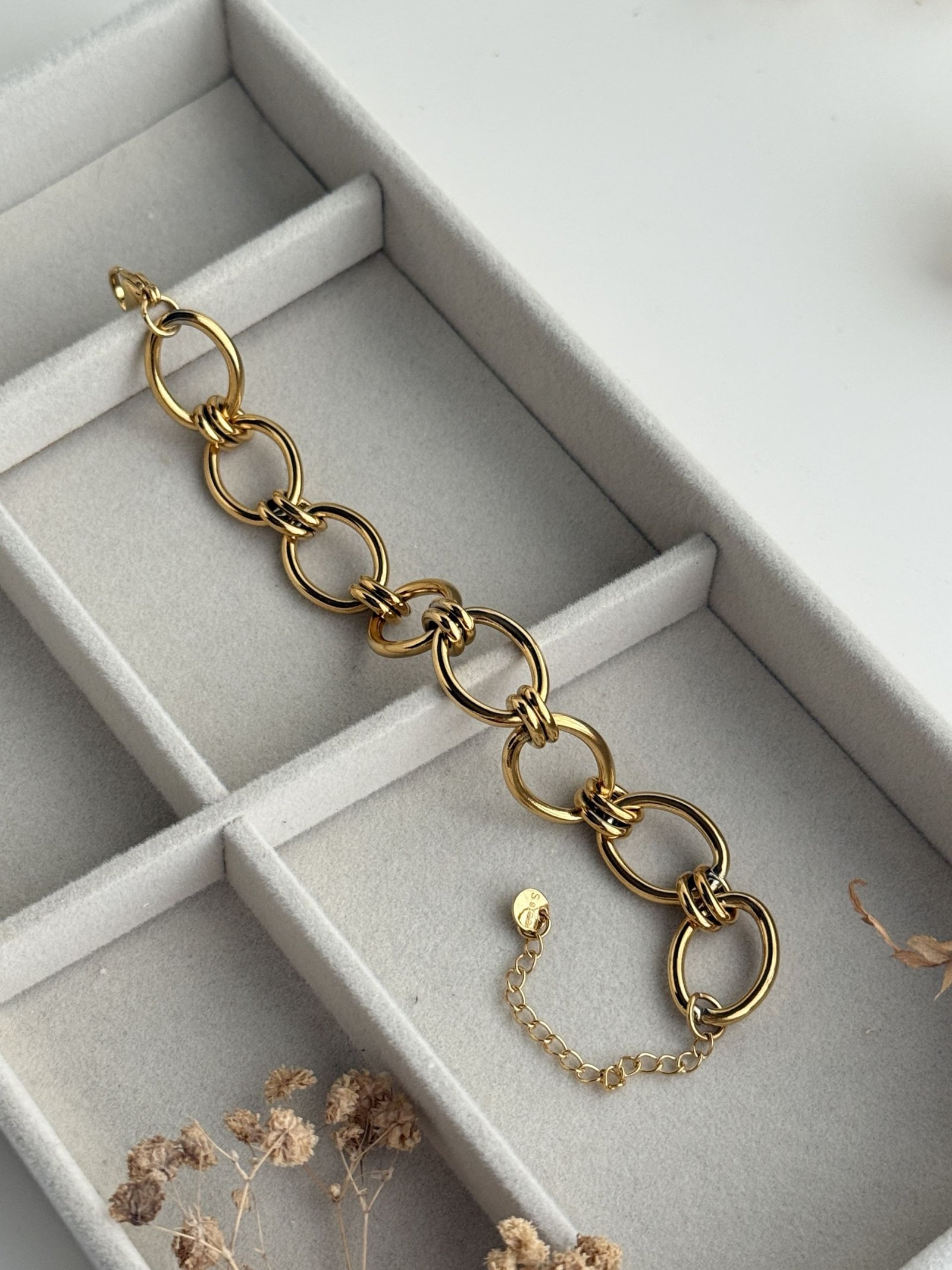 Aurelia Oval Link Statement Bracelet