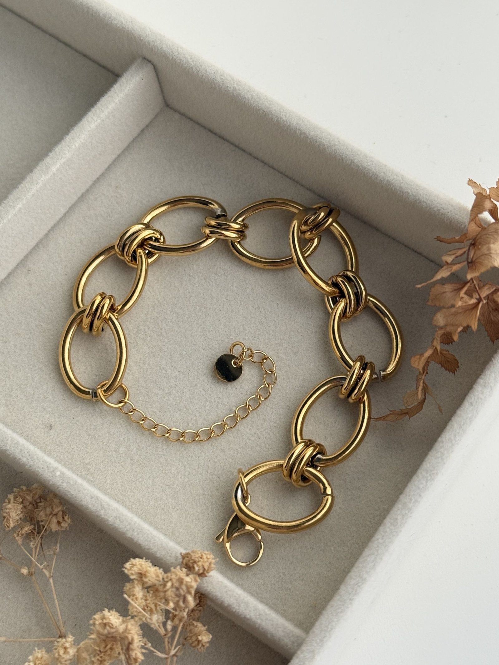 Aurelia Oval Link Statement Bracelet