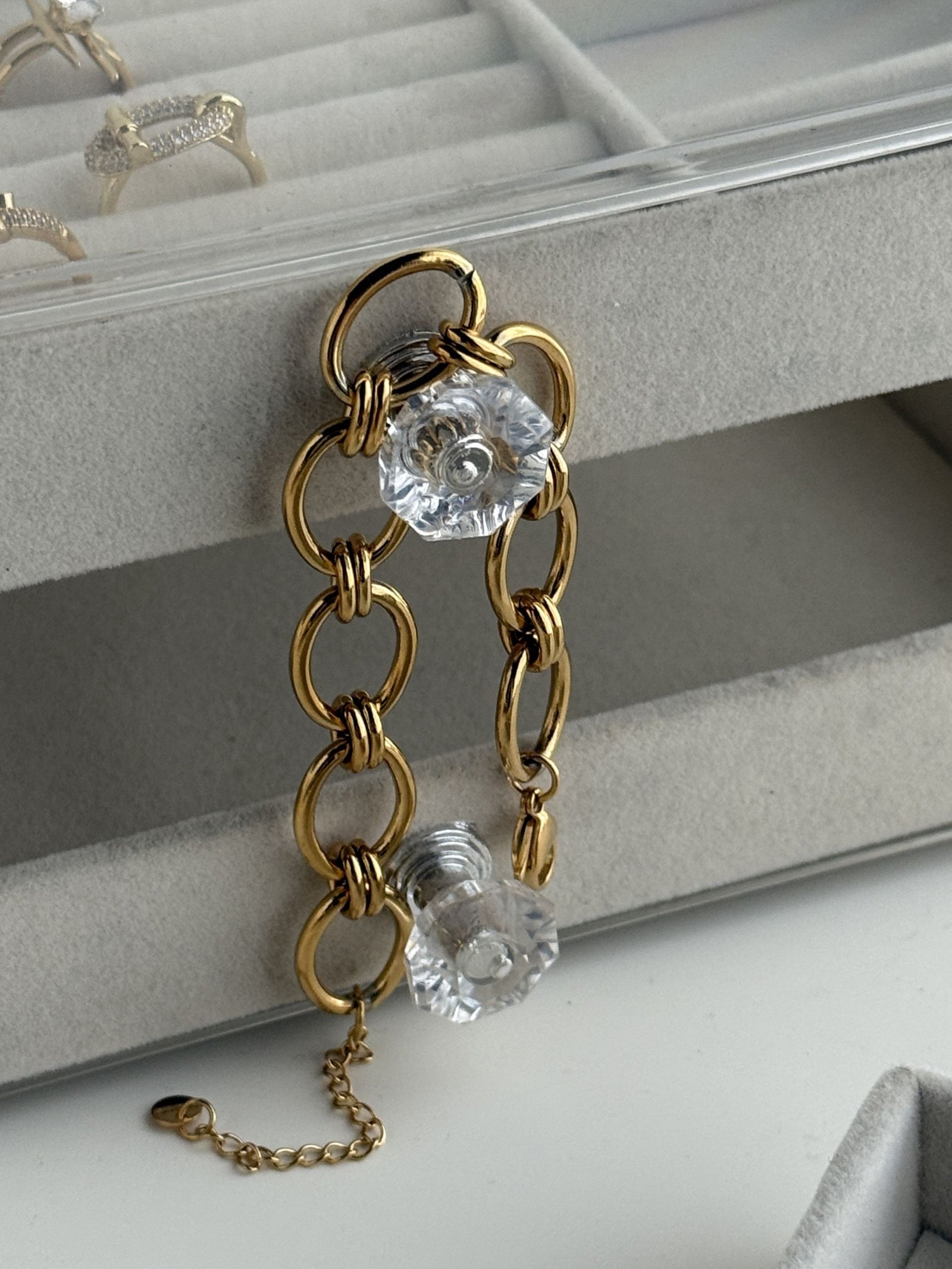 Aurelia Oval Link Statement Bracelet