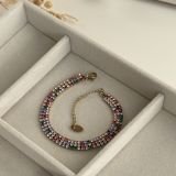Multi-Color Crystal Tennis Bracelet