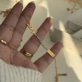 Cassandre Crystal Chain Bracelet