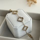 Alhambra Full Clover Crystal Bracelet