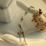 GeoCube Crystal Chain Bracelet