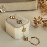 Mini Clover Crystal Bracelet