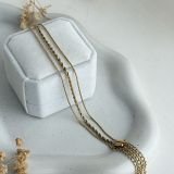 Trivelle Layered Chain Bracelet Set