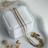 Trivelle Layered Chain Bracelet Set