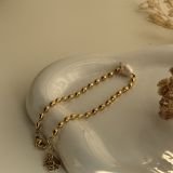 Aurelia Pearl Bead Chain Bracelet