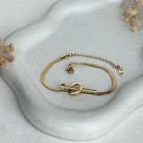 Rivéra Lock Snake Chain Bracelet