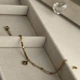 Celestia Duo Clover Chain Bracelet