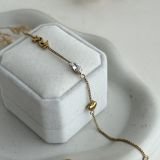 Cassara Heart Emblem Chain Bracelet