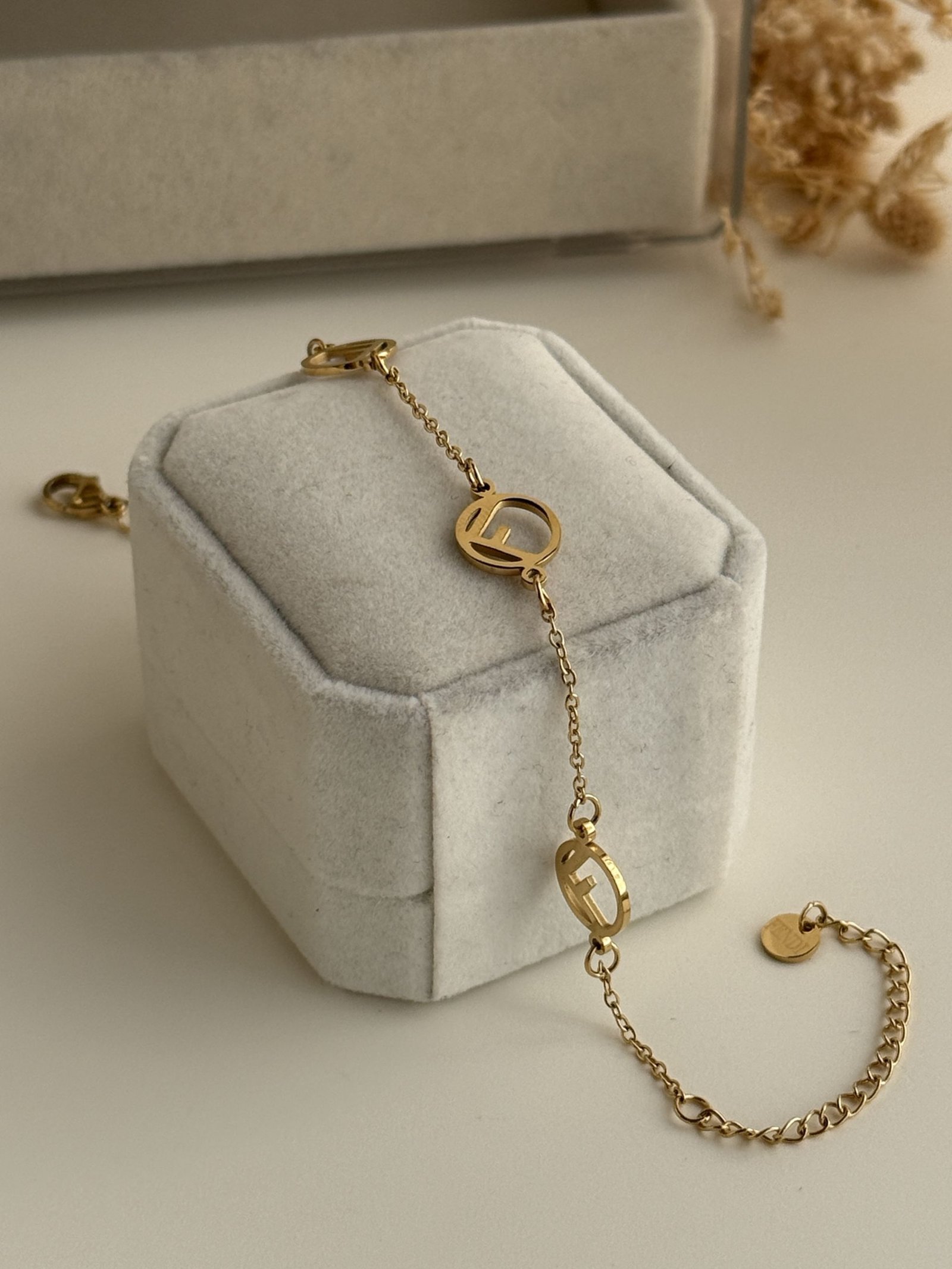 Aurelia Circle Link Chain Bracelet