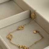 Aurelia Circle Link Chain Bracelet