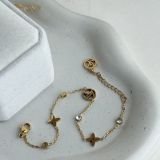 Petit Fleur Crystal Charm Bracelet