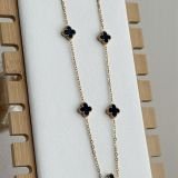 Elvara Mini Clover Station Necklace