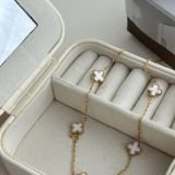 Elvara Mini Clover Station Necklace