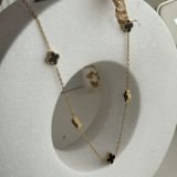 Elvara Mini Clover Station Necklace