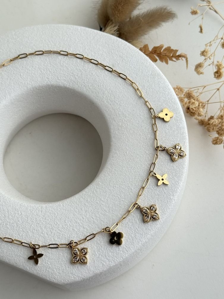 Aurevia Bloom Charm Necklace