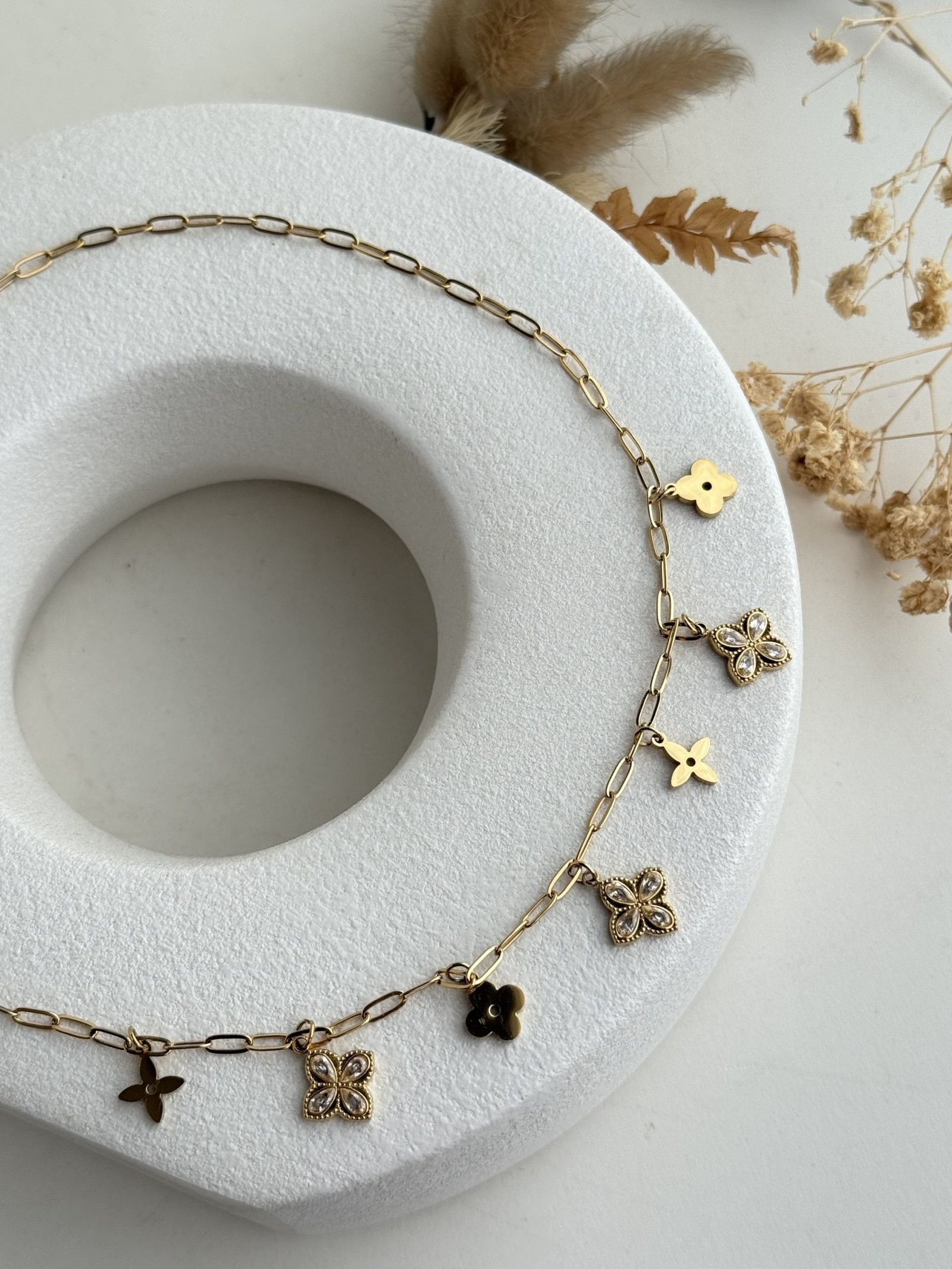 Aurevia Bloom Charm Necklace