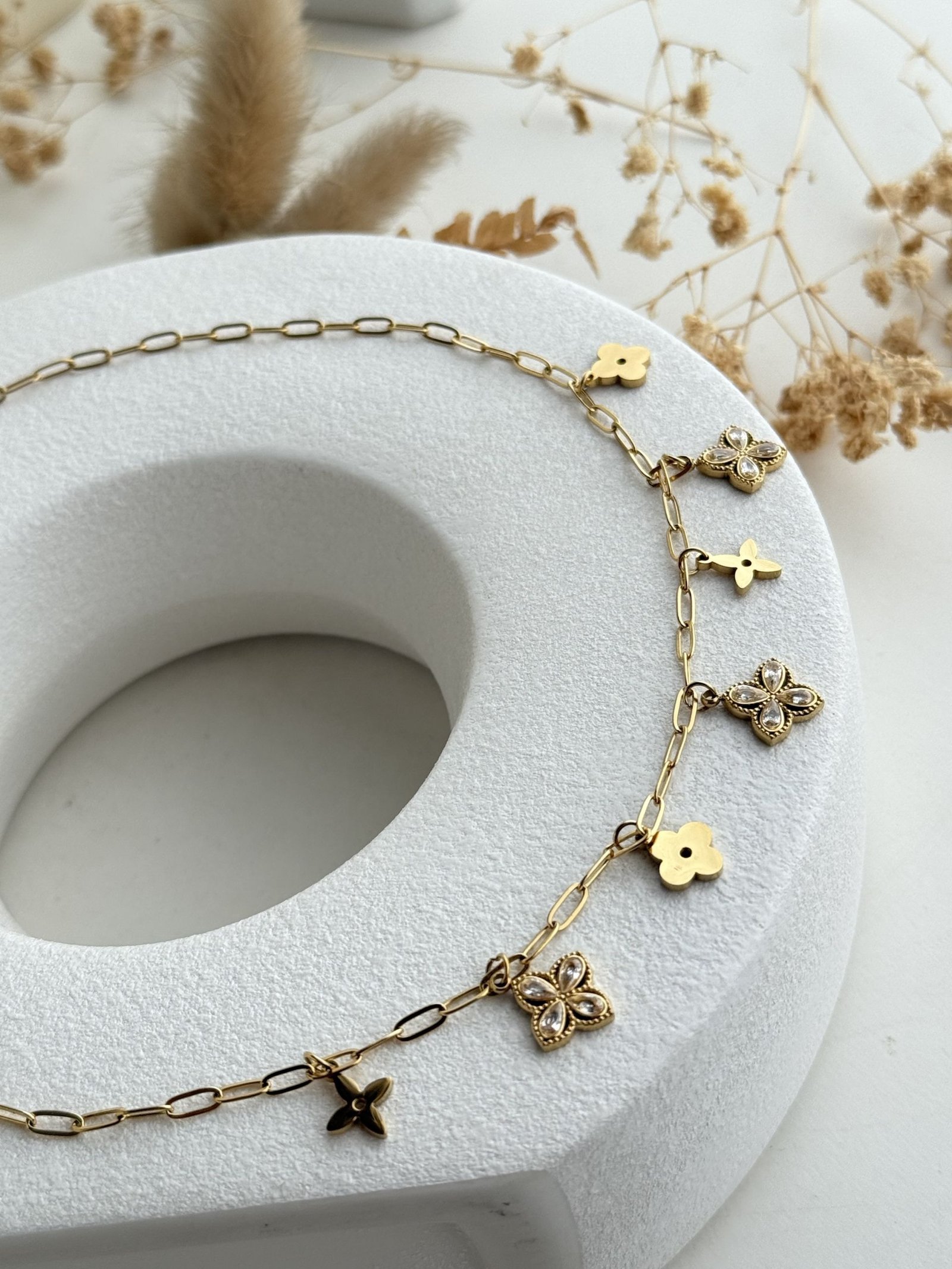 Aurevia Bloom Charm Necklace