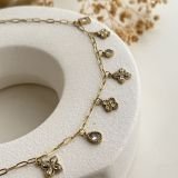 Aurevia Crystal Bloom Station Necklace