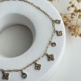 Aurevia Crystal Bloom Station Necklace