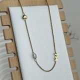 Cassara Multi-Charm Signature Chain Necklace