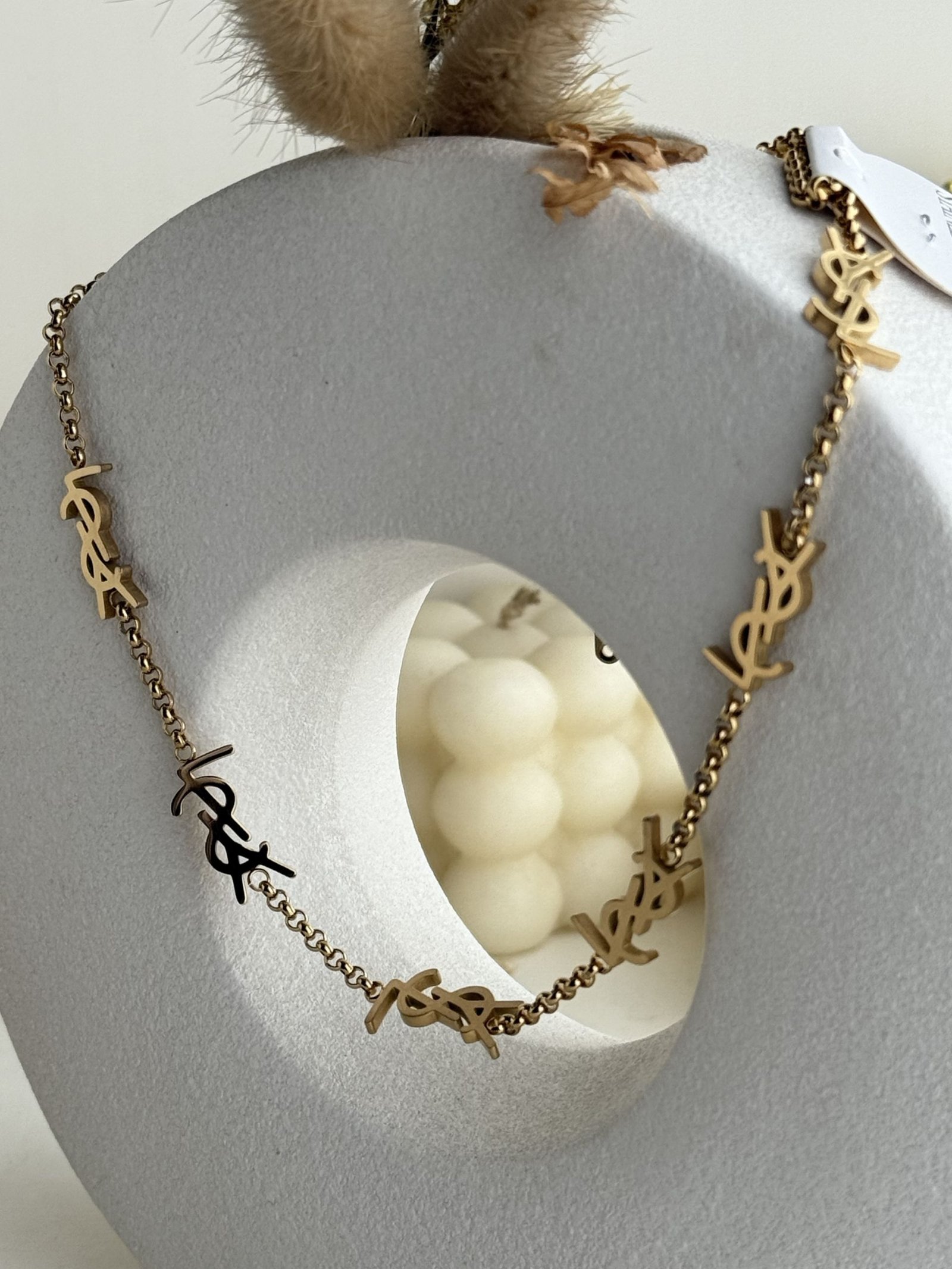 Cassara Signature Logo Chain Necklace