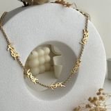 Cassara Signature Logo Chain Necklace