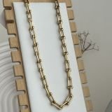 Aurelia Paperclip Statement Chain Necklace