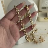 Aurelia Paperclip Statement Chain Necklace