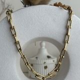 Aurelia Paperclip Statement Chain Necklace