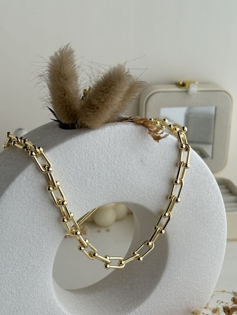 Lunara U-Link Gold Chain Necklace