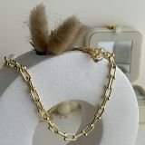 Lunara U-Link Gold Chain Necklace