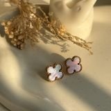 Alhambra Luxe Clover Stud Earrings(13mm)