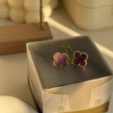 Alhambra Luxe Clover Stud Earrings(13mm)