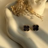 Alhambra Luxe Clover Stud Earrings(13mm)