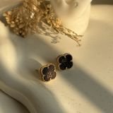 Alhambra Luxe Clover Stud Earrings(13mm)