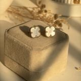Alhambra Luxe Clover Stud Earrings(13mm)