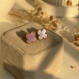 Alhambra Luxe Clover Stud Earrings(13mm)
