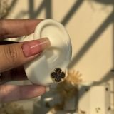 Alhambra Luxe Clover Stud Earrings(13mm)