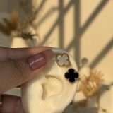 Alhambra Luxe Clover Stud Earrings(13mm)