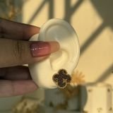 Alhambra Luxe Clover Stud Earrings (15mm)