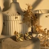 Alhambra Radiant Clover Stud Earrings